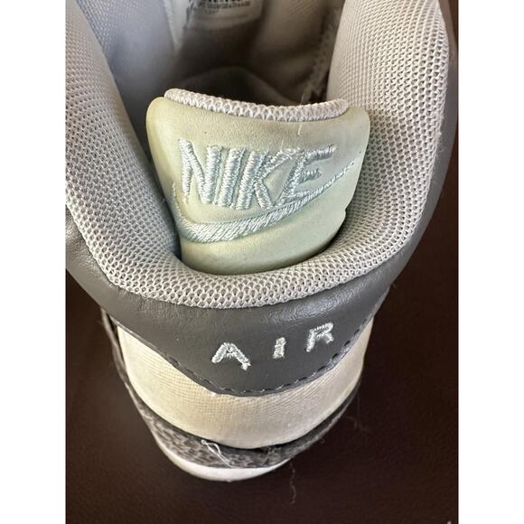 Nike Air Revolution Sky Hi Wedge Gray Shoes Women 7.5 Grey / Sea Foam 2014 Rare - Picture 6 of 9